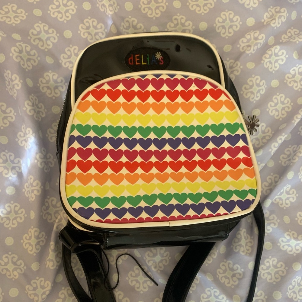 Delias Dolls Kill Rainbow Backpack Gem